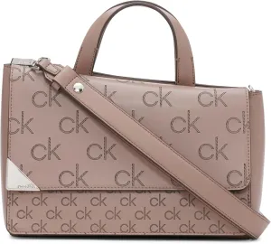 Calvin Klein Basalt Flap Top Handle Satchel