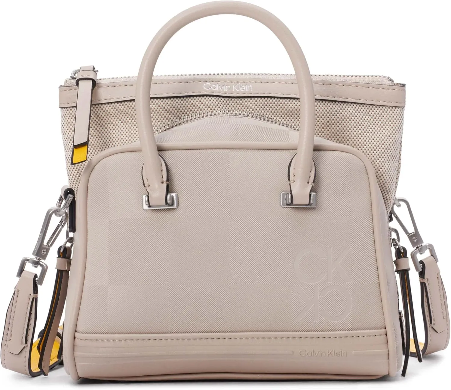 Calvin Klein Malachite Organizational Bag Mini Satchel Crossbody