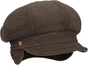 Camilla Newsboy Cap with Ear Flaps Women - Made in The EU