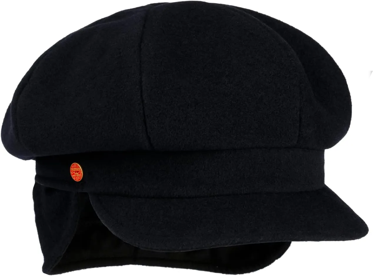 Camilla Newsboy Cap with Ear Flaps Women - Made in The EU