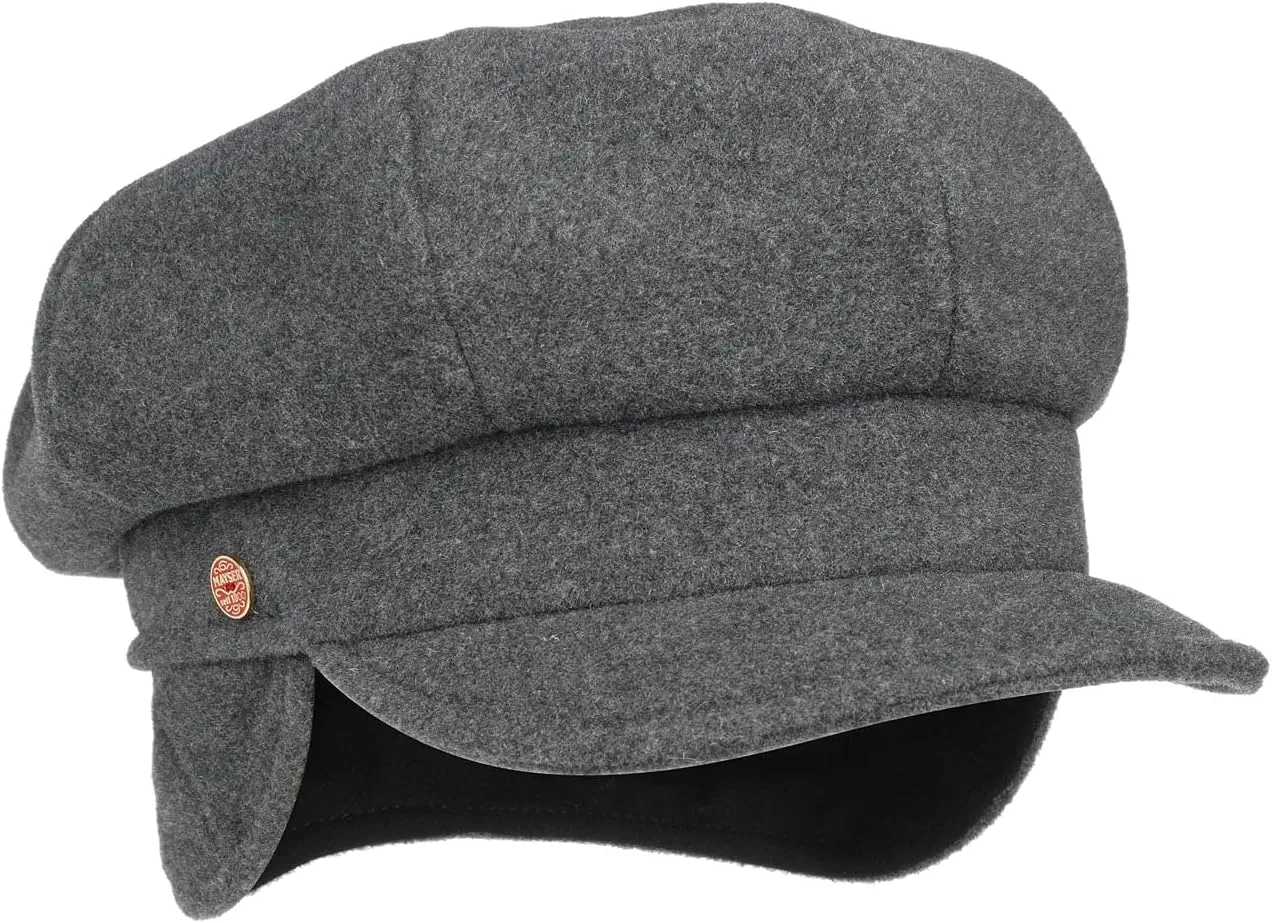 Camilla Newsboy Cap with Ear Flaps Women - Made in The EU