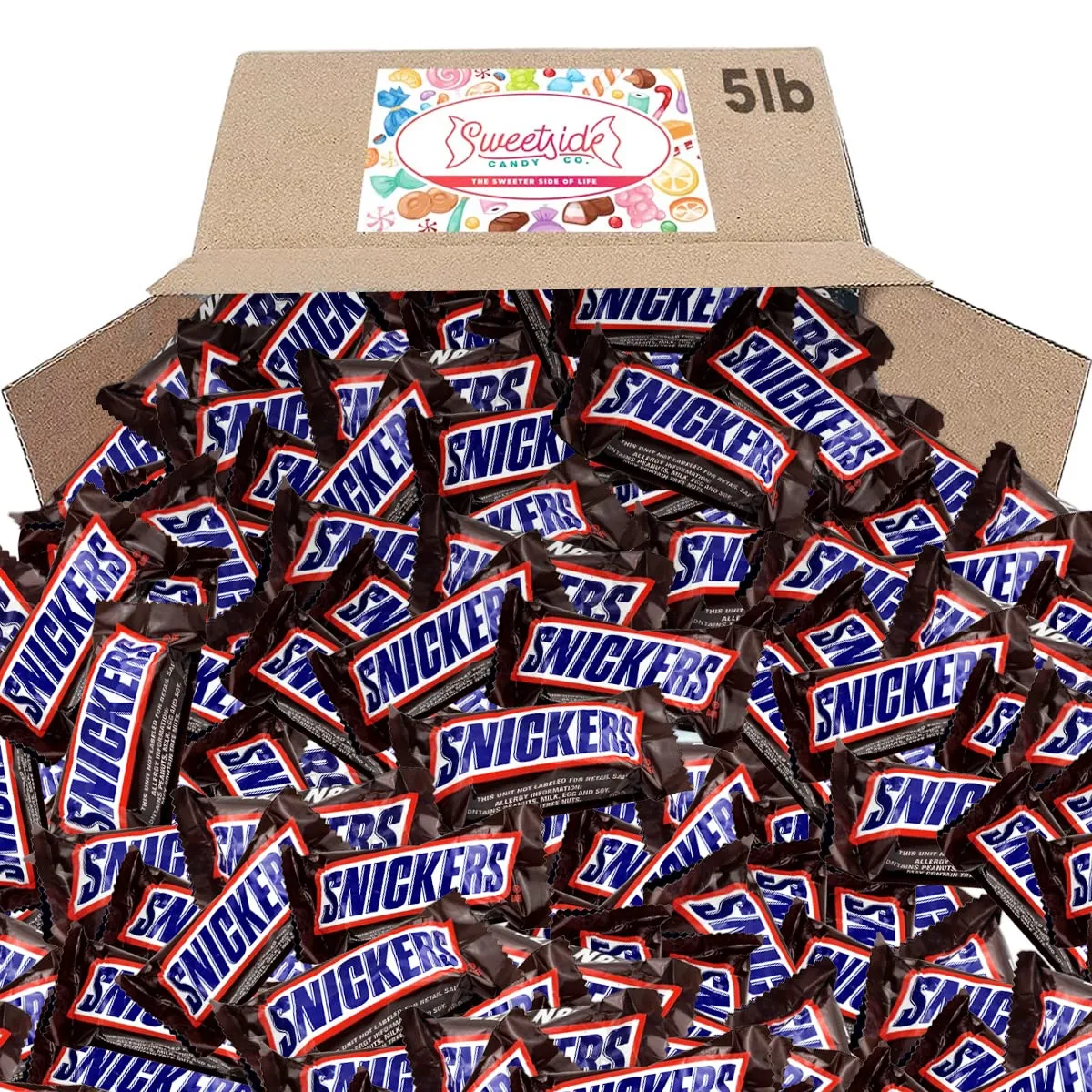 Candy Bars - Bag of Fun Size Easter Candy Bars - Individually Wrapped Bars - Bulk Candy, Valentine's Candy, Halloween, Birthday Party Favors (5 LBS)