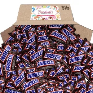 Candy Bars - Bag of Fun Size Easter Candy Bars - Individually Wrapped Bars - Bulk Candy, Valentine's Candy, Halloween, Birthday Party Favors (5 LBS)