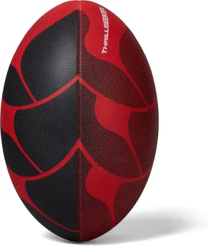 Canterbury Thrillseeker Rugby League Union Training Ball Black/Red