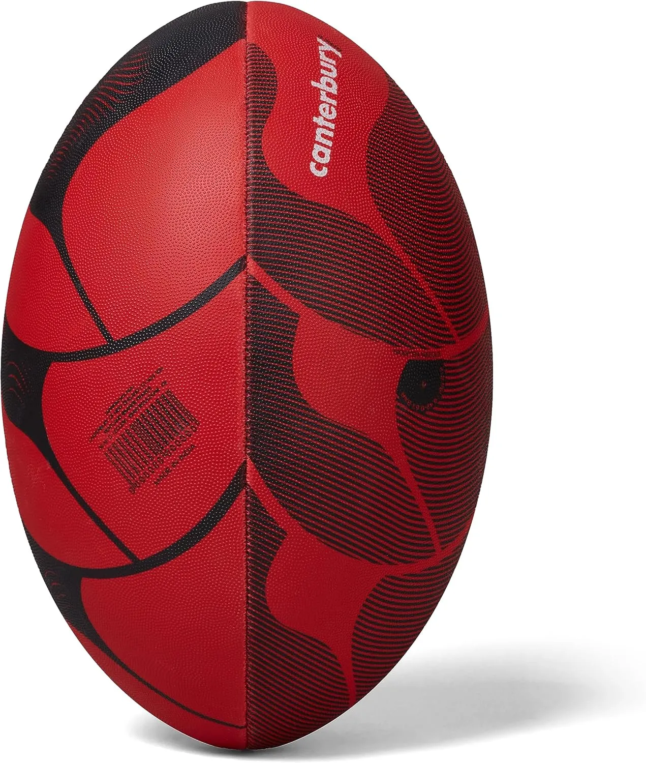 Canterbury Thrillseeker Rugby League Union Training Ball Black/Red