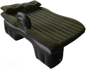 Car Air Mattress for Chery Tiggo 8 Plus 2020–2025, Inflatable Back Seat Sleeping Pad with Pump & 2 Pillows, Folding Portable Camping Bed for Travel& Road Trips,Black