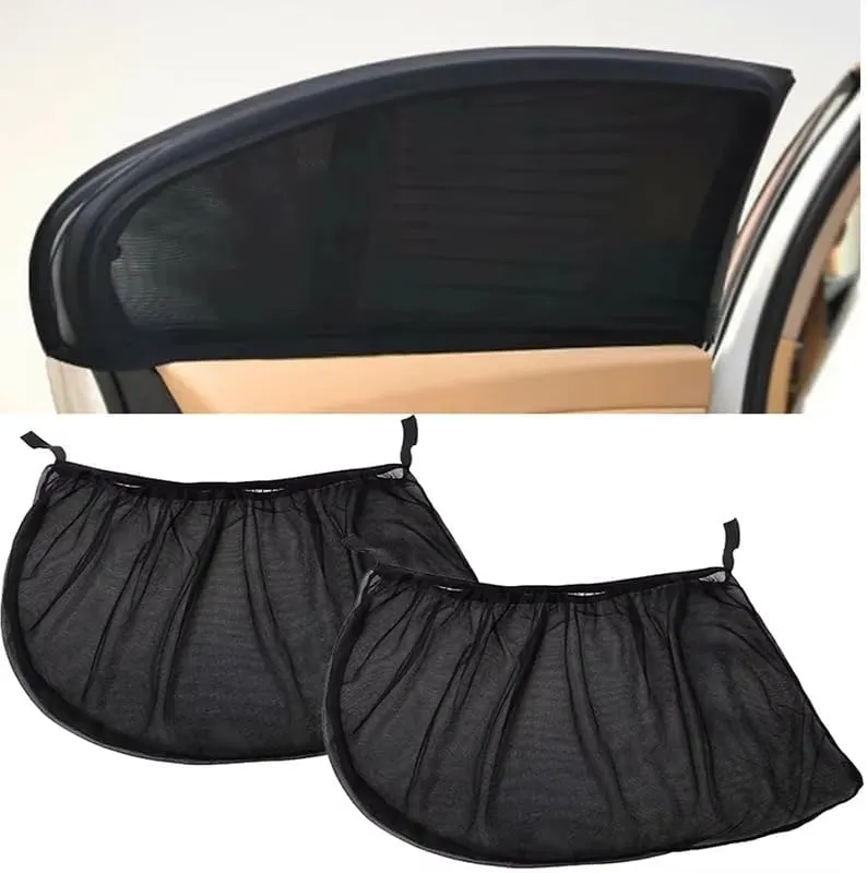 Car Window Shade for Mazda Axela B-Series Biante, Side Window Sun Shade Stretch Breathable Mesh Car Window Screen UV Rays Privacy Curtain Car Accessories,Front window-2PCS-SUV