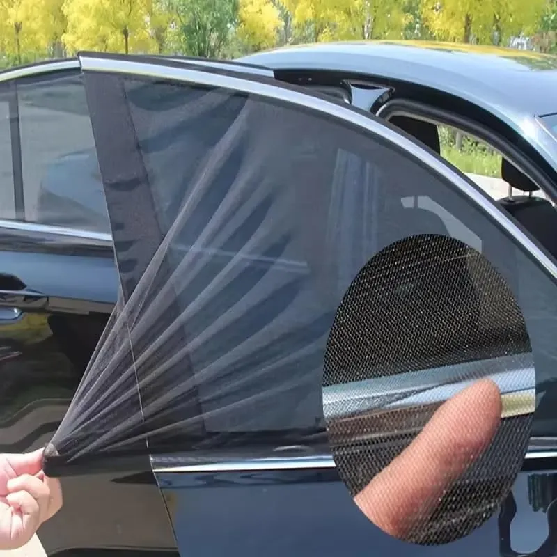 Car Window Shade for Mazda Axela B-Series Biante, Side Window Sun Shade Stretch Breathable Mesh Car Window Screen UV Rays Privacy Curtain Car Accessories,Front window-2PCS-SUV
