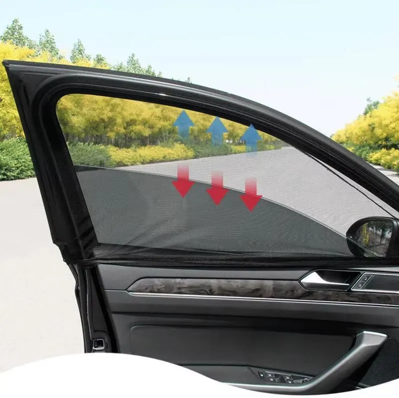 Car Window Shade for Mazda Axela B-Series Biante, Side Window Sun Shade Stretch Breathable Mesh Car Window Screen UV Rays Privacy Curtain Car Accessories,Front window-2PCS-SUV