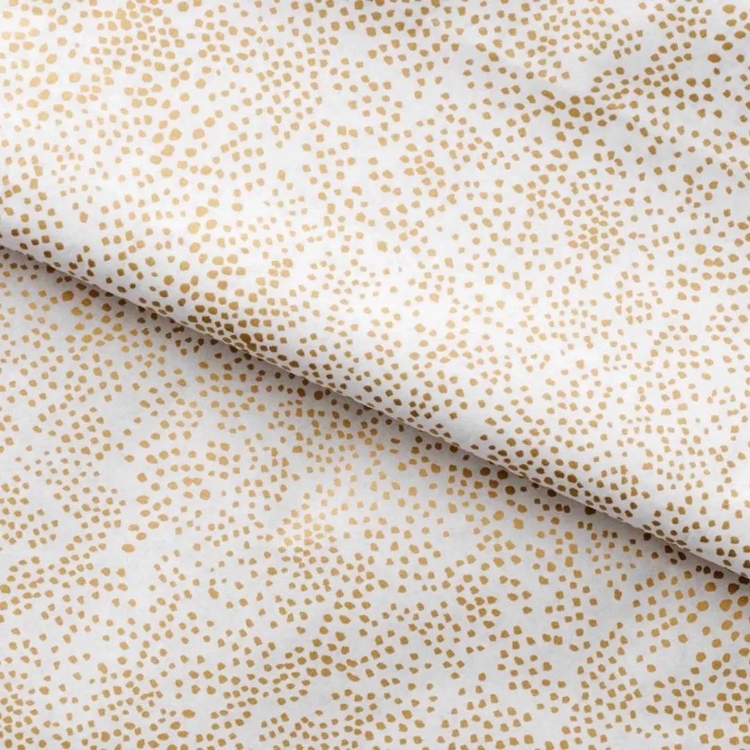 Champagne Dot Tissue Paper Set