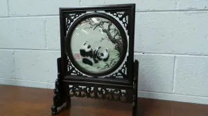 Chinese Hand Painted Silk