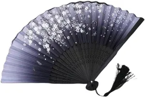 Chinese style hand fan Folding Fan Crafts Gifts Home Decoration Dance Hand Fan Room Decoration Ventilation Fan-10