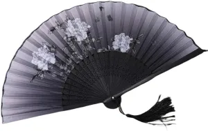 Chinese style hand fan Folding Fan Crafts Gifts Home Decoration Dance Hand Fan Room Decoration Ventilation Fan-14