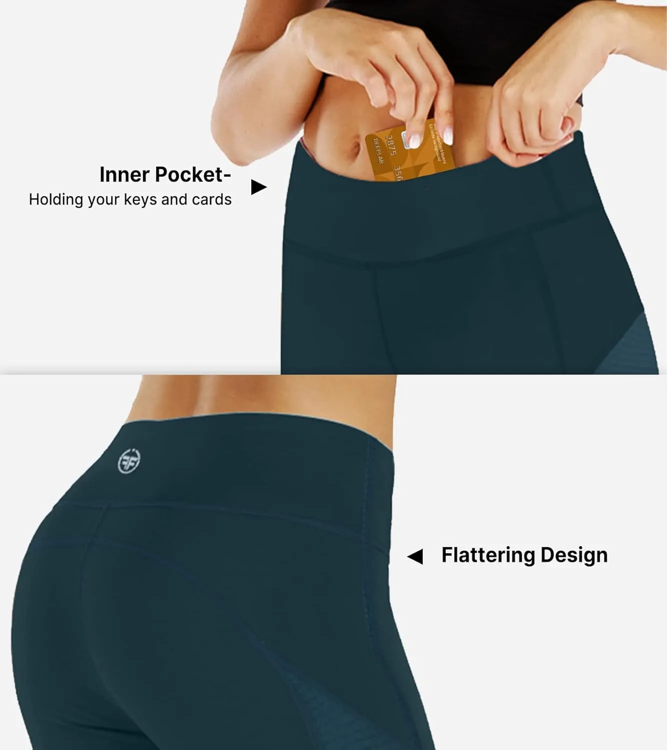 ChinFun Women's Riding Tights High Rise Pull-On Knee Patch Grip Ventilated Active Equestrian Pants Schooling Riding Breeches
