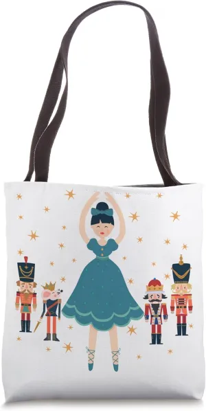 Christmas Ballet Clara Mouse King Princess Nutcracker Tote Bag