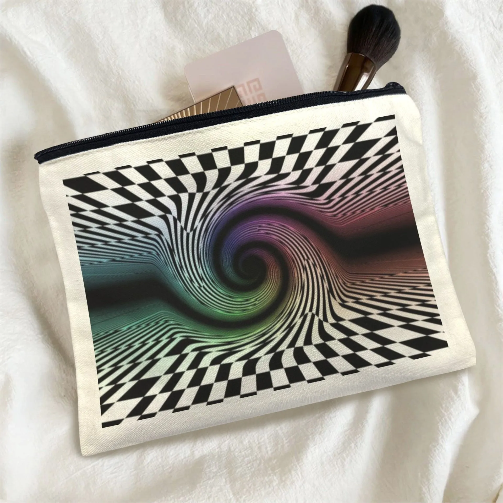 Chromatrip Check Zip Bag