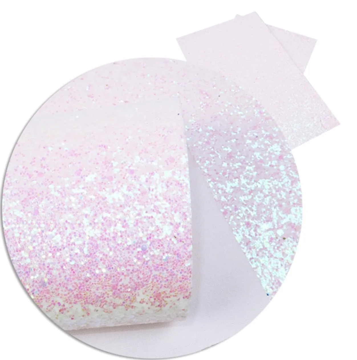 Chunky Glitter Faux Leather Sheet