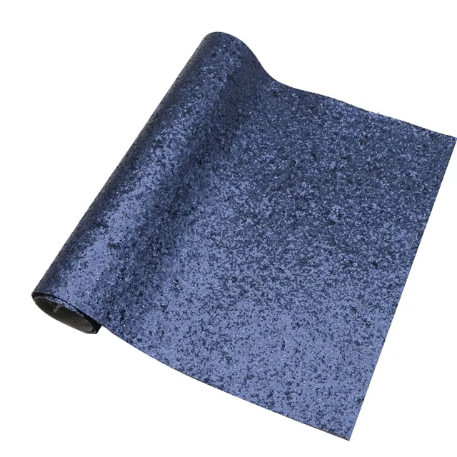 Chunky Glitter Faux Leather Sheet