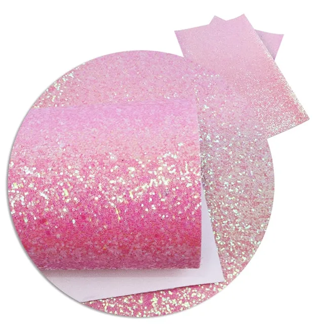 Chunky Glitter Faux Leather Sheet