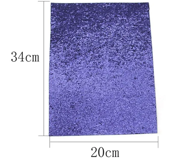 Chunky Glitter Faux Leather Sheet
