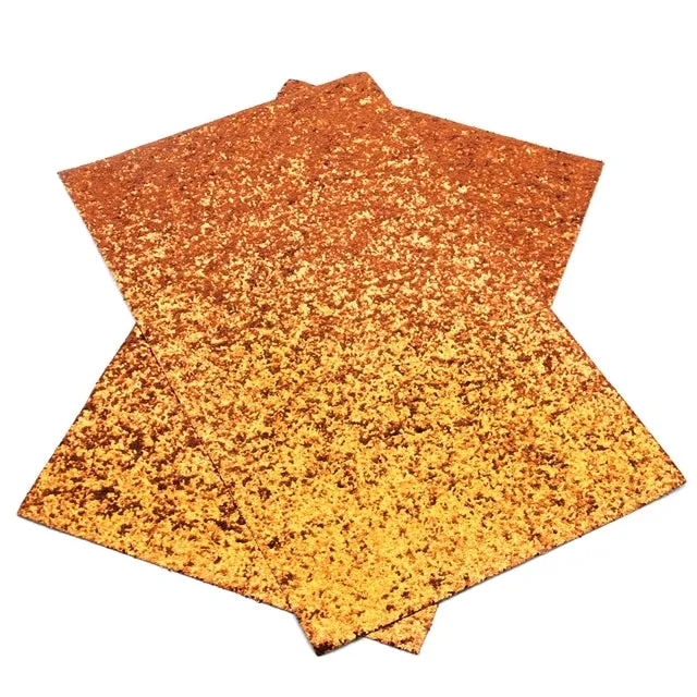 Chunky Glitter Faux Leather Sheet