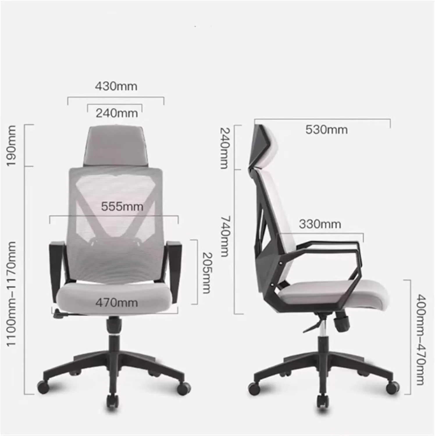 Classic Fashion Adjustable Swivel Office Chair Ergonomic Mid-Back Mesh Rolling Work Swivel Task Chairs with Wheels Study Conference ChairBackrest Desk Task Chair(Beige)