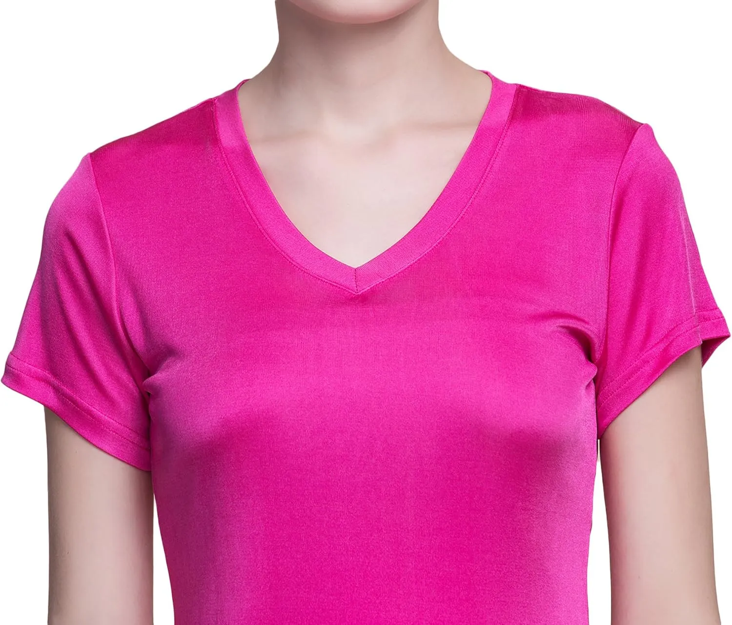 CLC Women's Mulberry Silk Camisole V-Neck T-Shirt Tank Tops