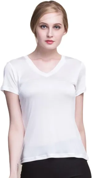 CLC Women's Mulberry Silk Camisole V-Neck T-Shirt Tank Tops