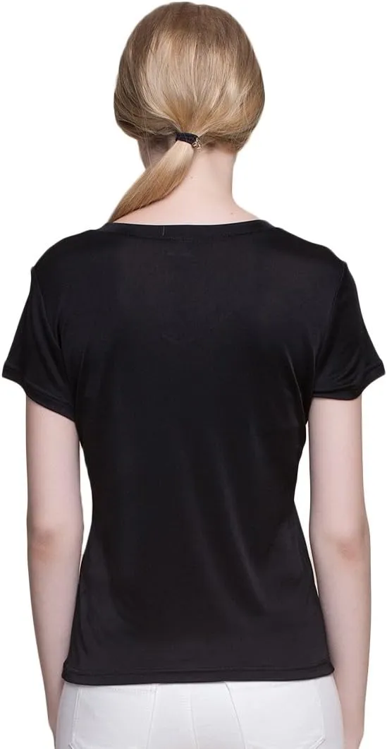CLC Women's Mulberry Silk Camisole V-Neck T-Shirt Tank Tops