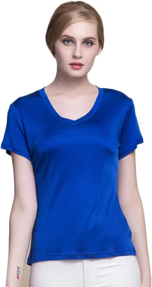 CLC Women's Mulberry Silk Camisole V-Neck T-Shirt Tank Tops