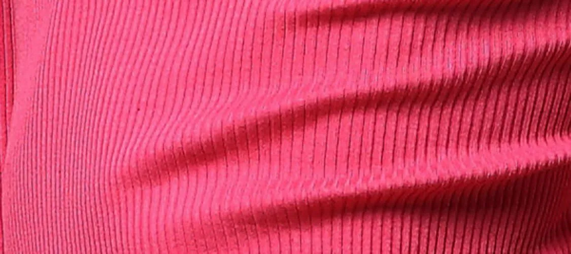 CLC Women's Mulberry Silk Cotton T-Shirt Long Sleeve Turtleneck Knit Fabric