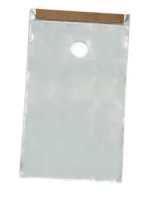 Clear 9 1/2" x 15" Plastic Poly Door Knob Hanger Bags for Flyers Promotions Marketing Mail Newspaper Hanging Bags Protect from Rain, Snow and Other Weather (500)