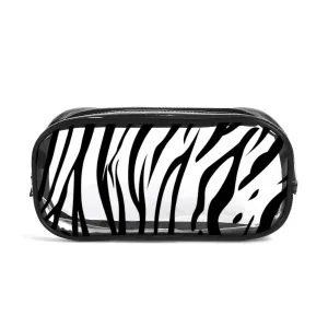 Clear Animal Print Pencil Case