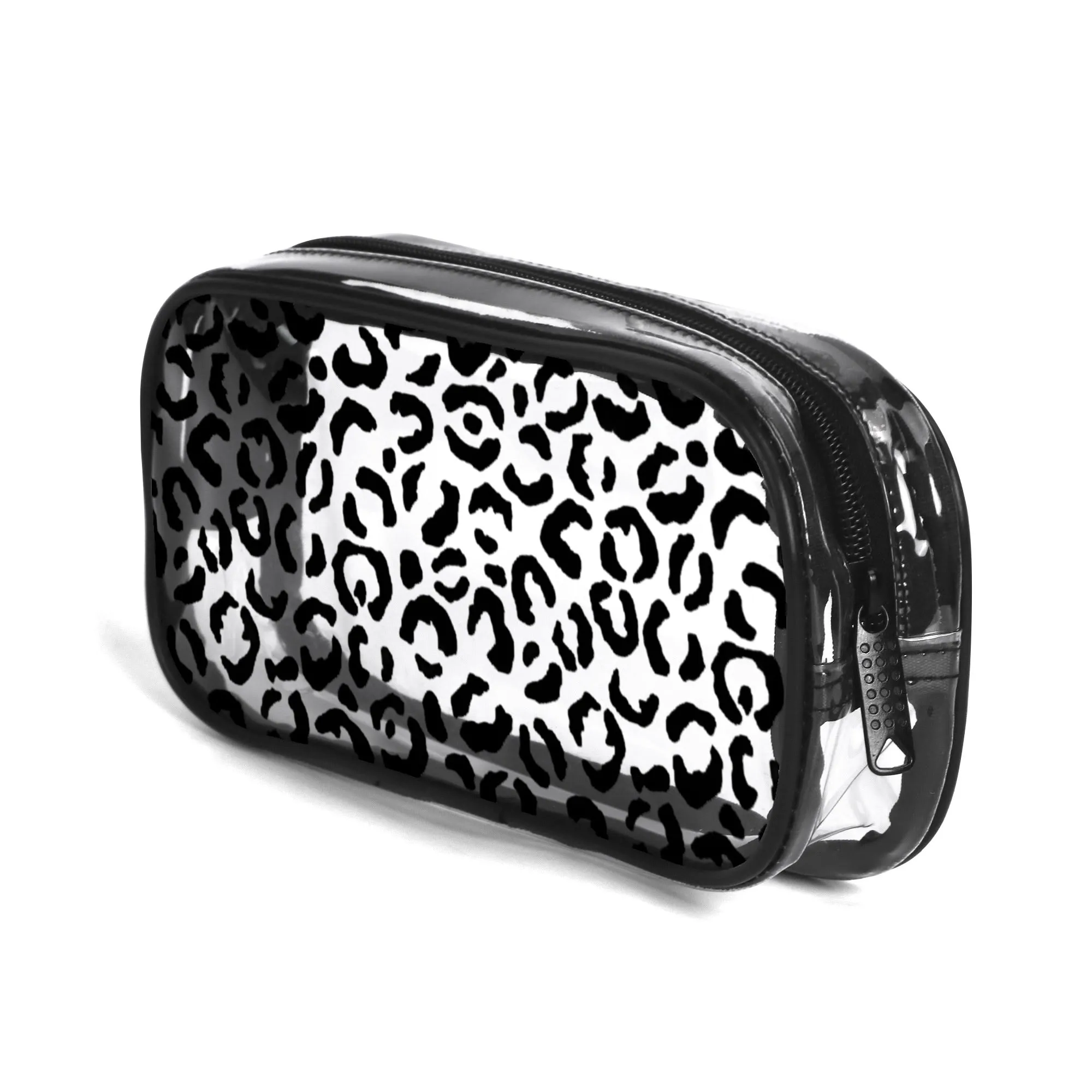Clear Animal Print Pencil Case