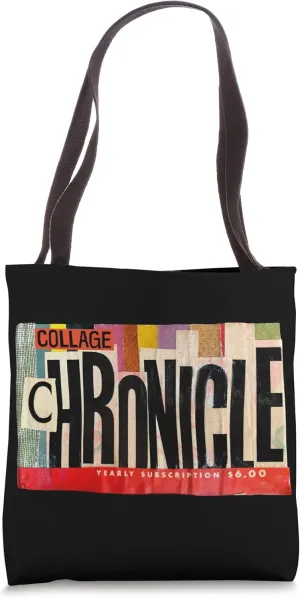 Collage Lab Chronicle Logo Tote Bag