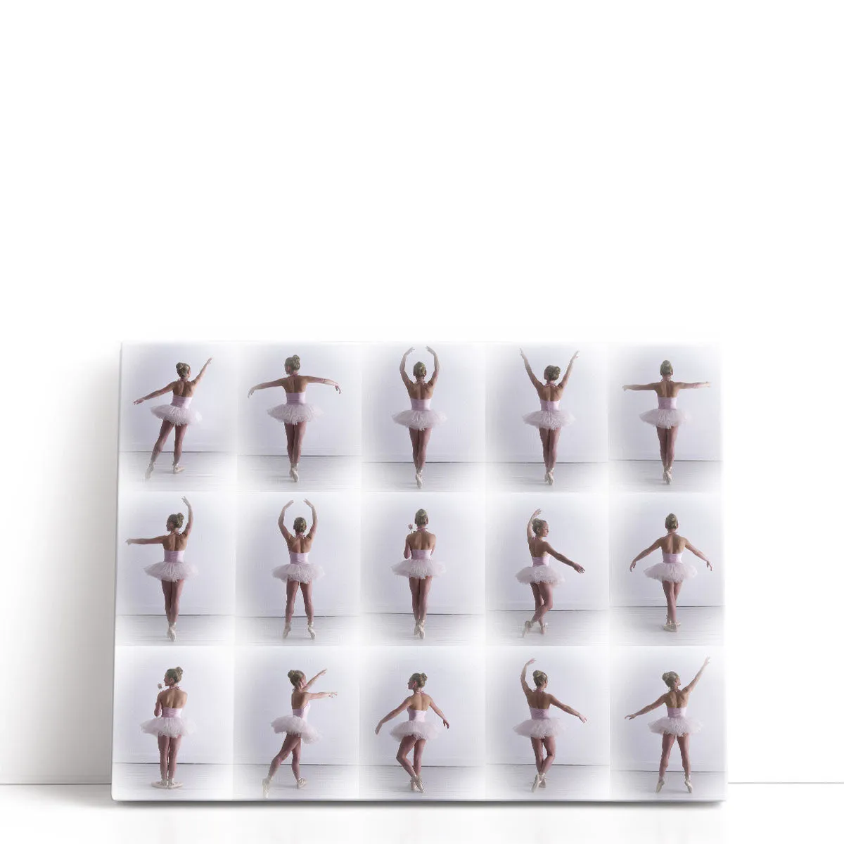 Collage Of Young Female Ballerina - Canvas Print Wall Art