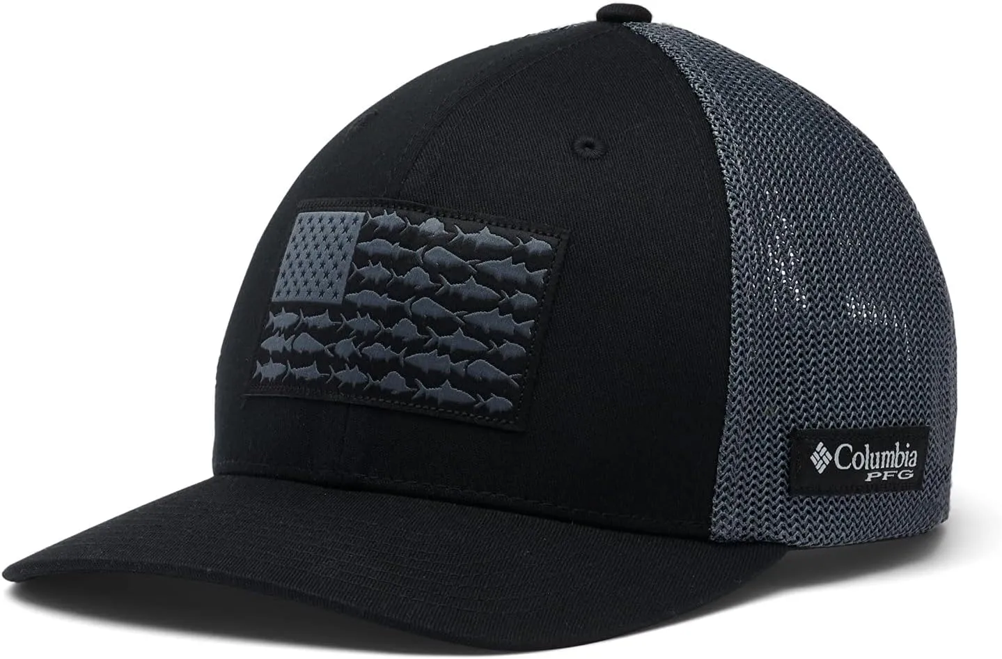 Columbia Unisex Adult PFG Fish Flag Mesh Ball Cap