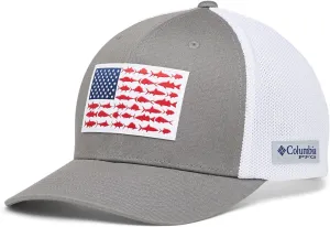 Columbia Unisex Adult PFG Fish Flag Mesh Ball Cap