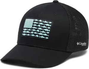 Columbia Unisex Adult PFG Fish Flag Mesh Ball Cap