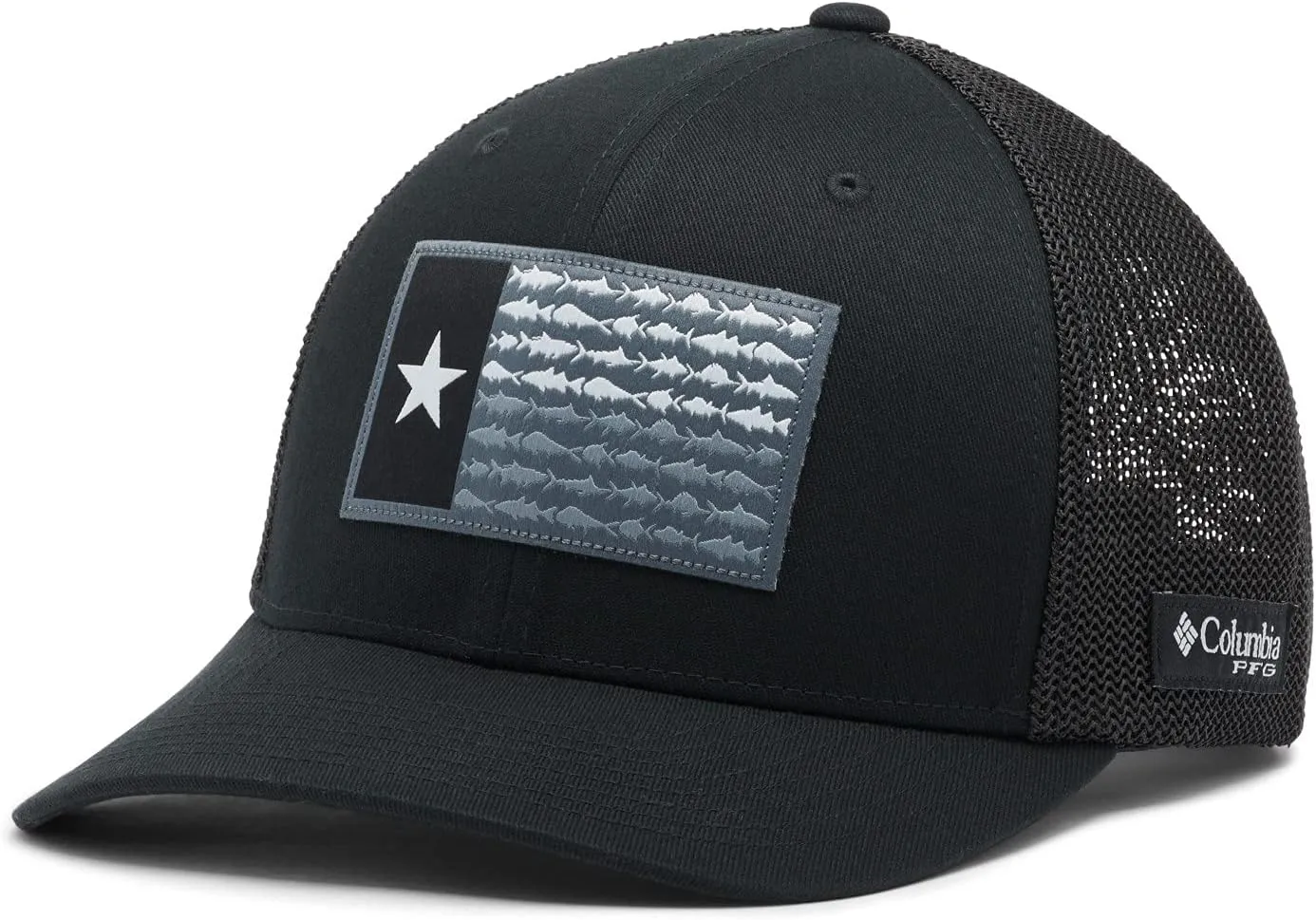 Columbia Unisex Adult PFG Fish Flag Mesh Ball Cap