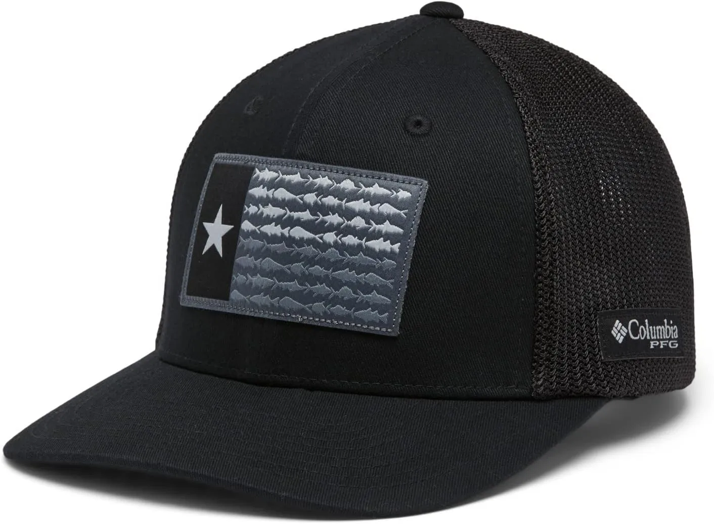 Columbia Unisex Adult PFG Fish Flag Mesh Ball Cap