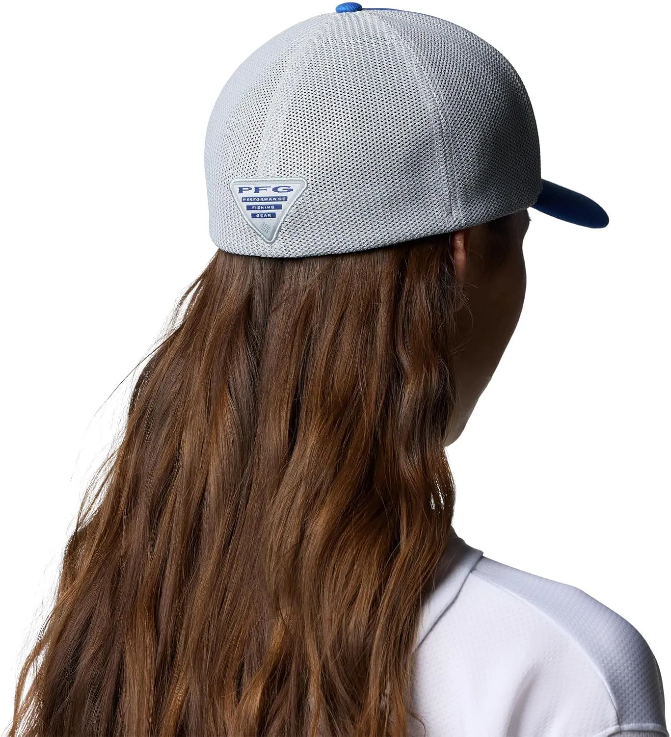 Columbia Unisex Adult PFG Fish Flag Mesh Ball Cap
