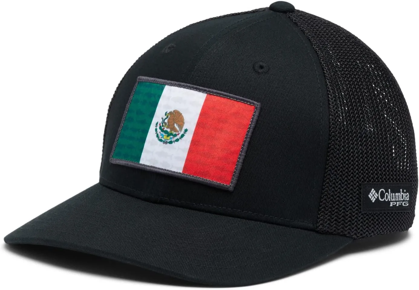 Columbia Unisex Adult PFG Fish Flag Mesh Ball Cap