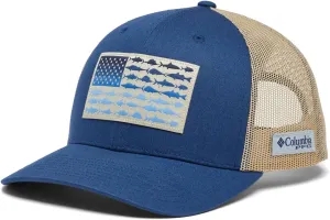 Columbia Unisex-Adult Pfg Fish Flag Mesh Snap Back