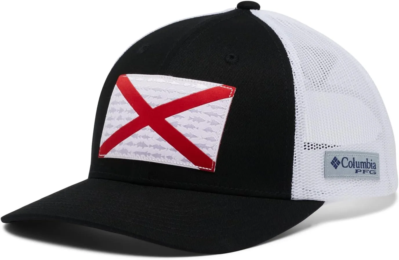 Columbia Unisex-Adult Pfg Fish Flag Mesh Snap Back