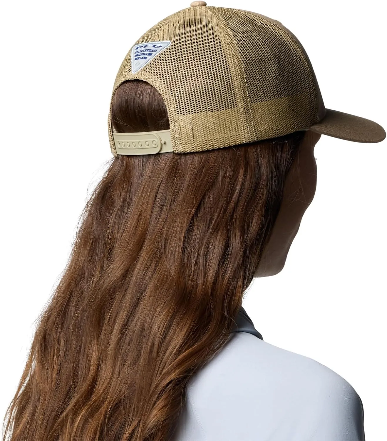 Columbia Unisex Adult PFG Logo Mesh Snap Back