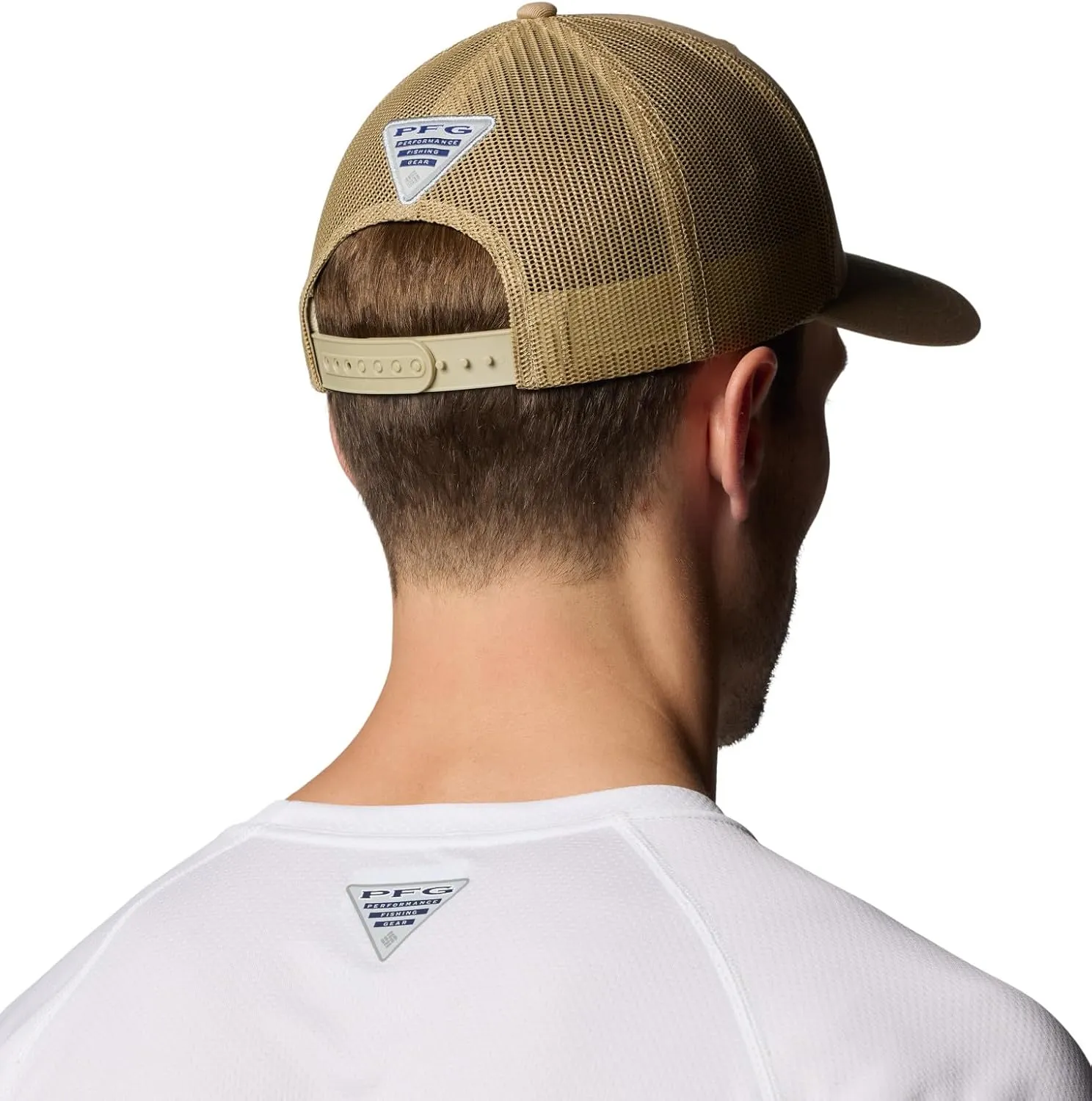Columbia Unisex Adult PFG Logo Mesh Snap Back
