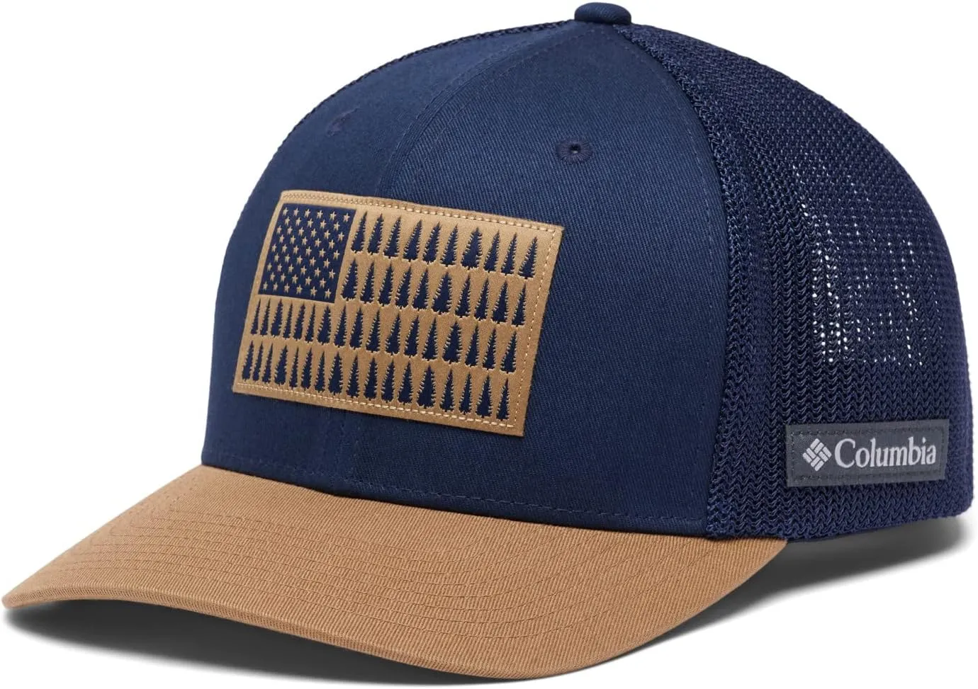Columbia Unisex Adult Tree Flag Mesh Ball Cap