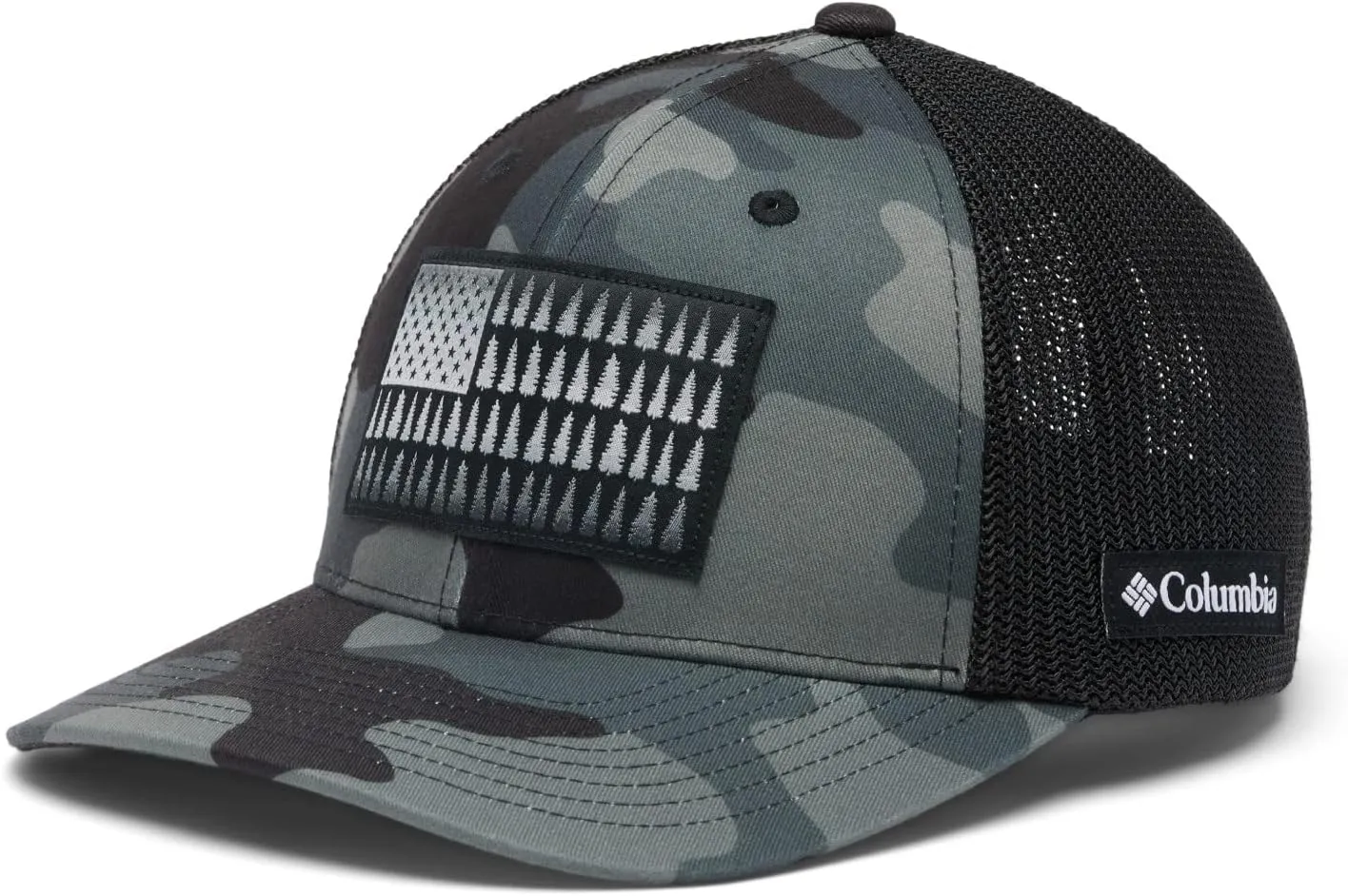 Columbia Unisex Adult Tree Flag Mesh Ball Cap
