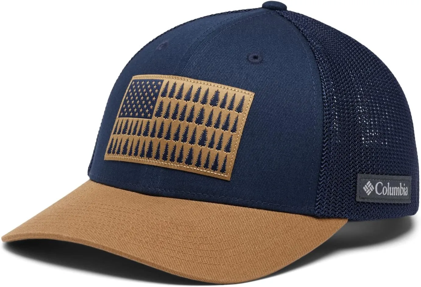 Columbia Unisex Adult Tree Flag Mesh Ball Cap